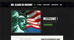 Desktop Screenshot of mrclarkushistory.com